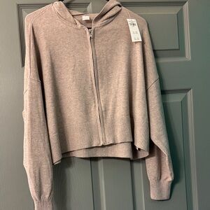 Gilly Hicks Light Tan Hooded Jacket